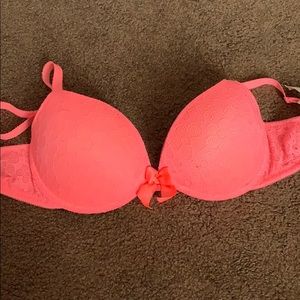 Hot orange push-up 36 B bra